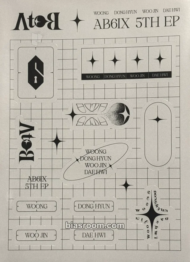 Photocard K-pop AB6IX A to B