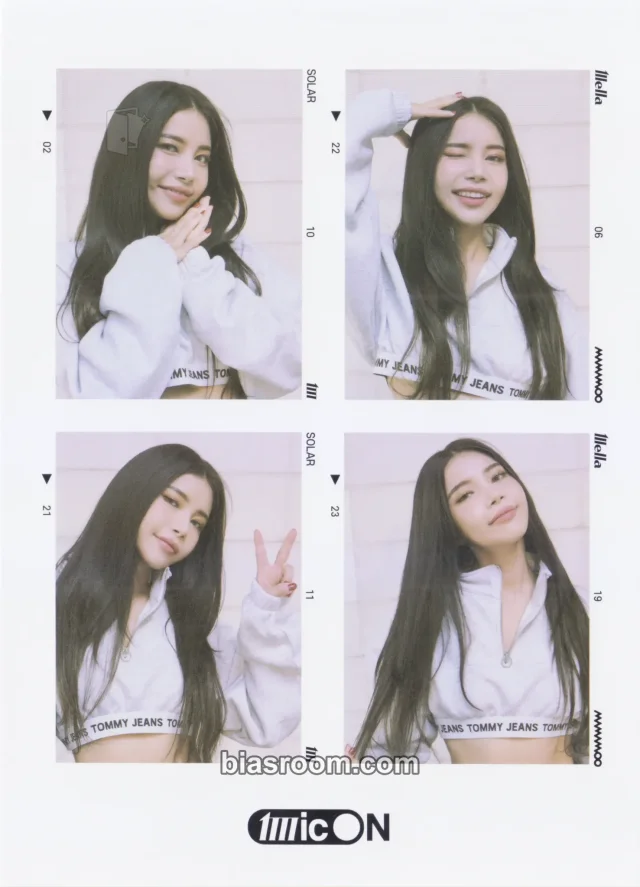 Solar MAMAMOO MIC ON K-pop photocard