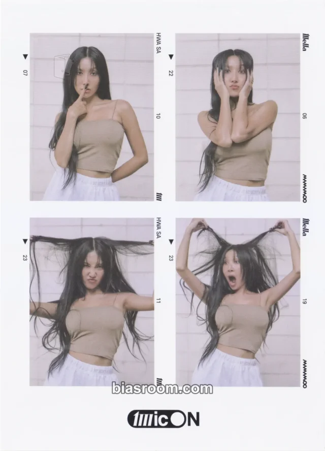 Hwasa MAMAMOO MIC ON K-pop photocard