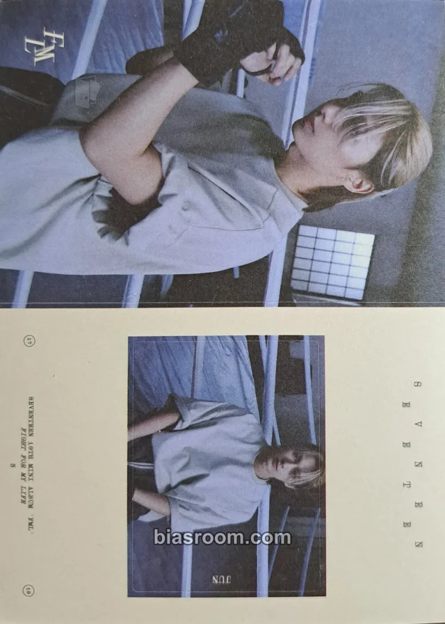Photocard K-pop Jun SEVENTEEN FML