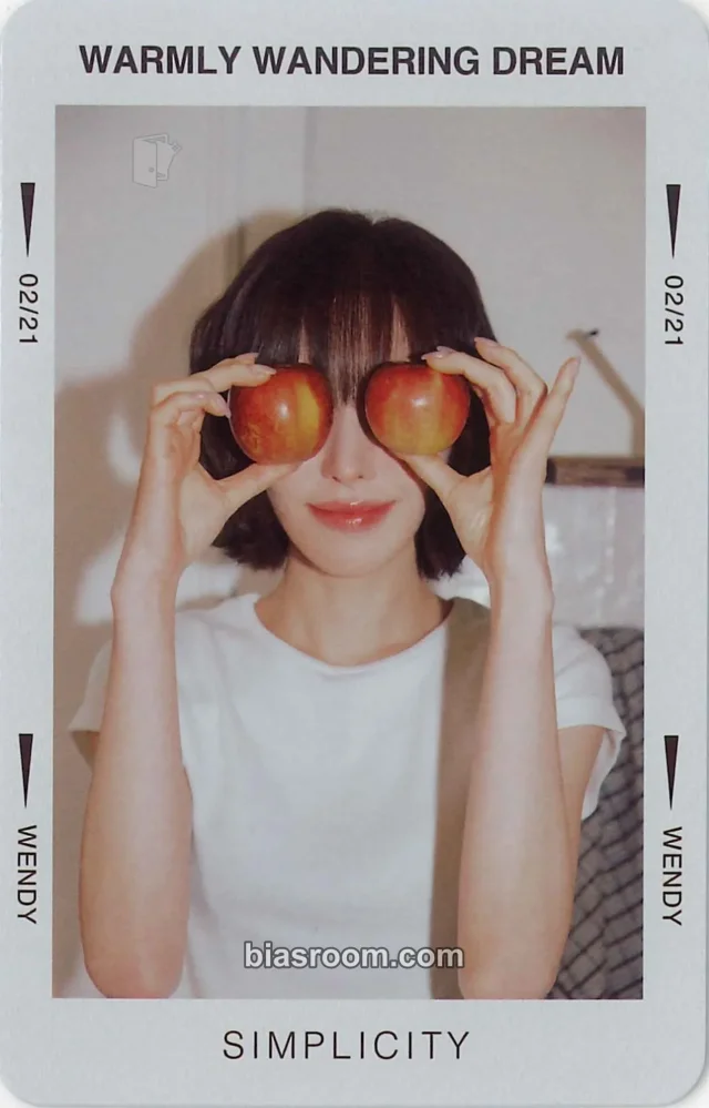 Wendy Red Velvet Xiaomang x Wendy K-pop photocard