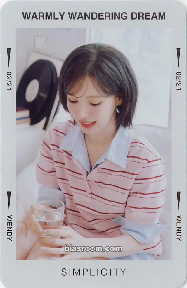 Wendy Red Velvet Xiaomang x Wendy K-pop photocard