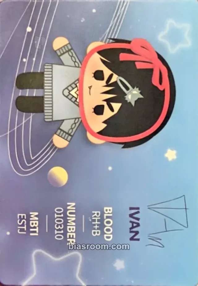 Ivan ALIEN STAGE Alien Stage Plush Doll Series Blind Box K-pop photocard