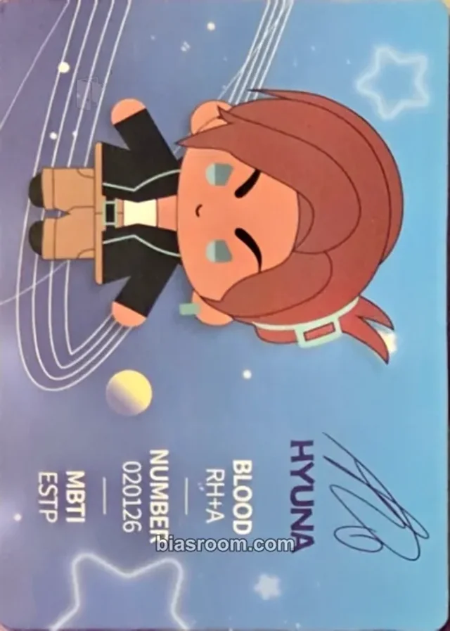 Hyuna ALIEN STAGE Alien Stage Plush Doll Series Blind Box K-pop photocard