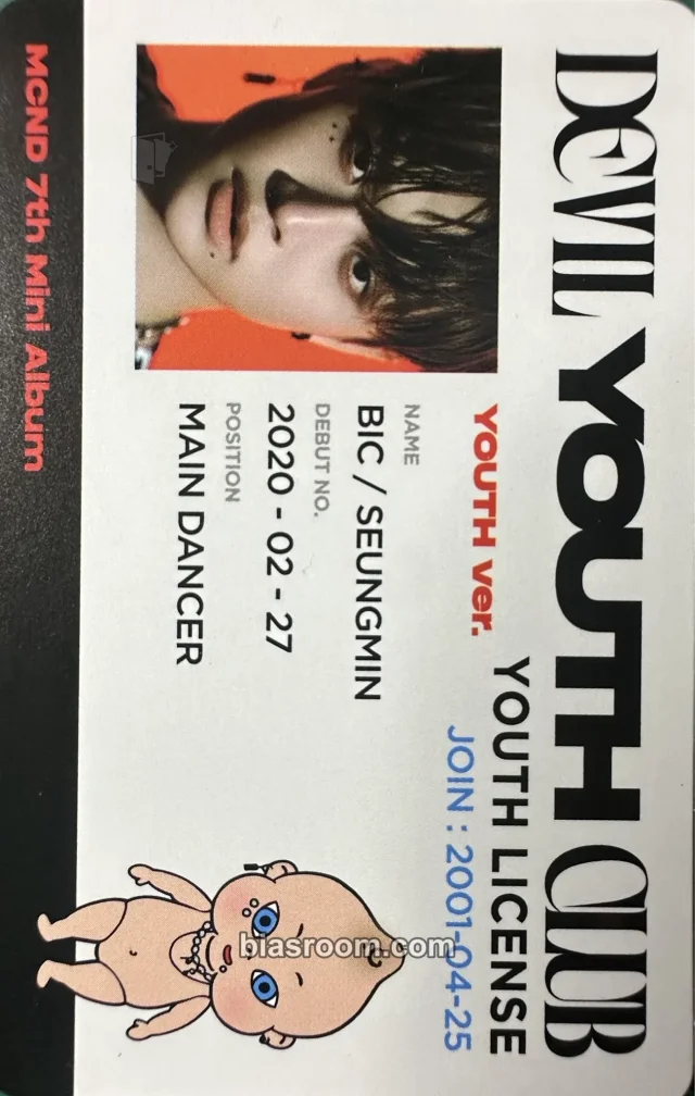BIC MCND Devil Youth Club K-pop photocard