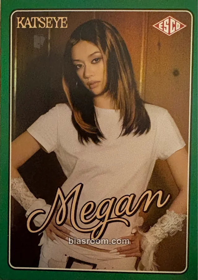 Megan KATSEYE ESCO “WILD” Trading Cards K-pop photocard