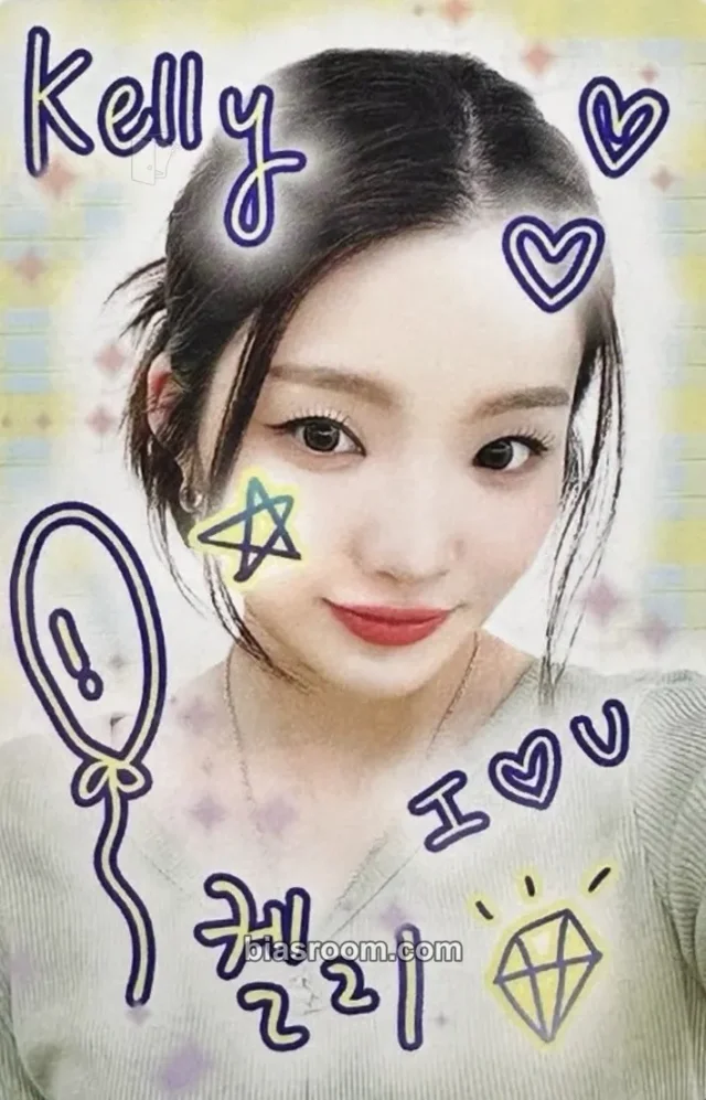 Kelly TRI.BE Diamond K-pop photocard