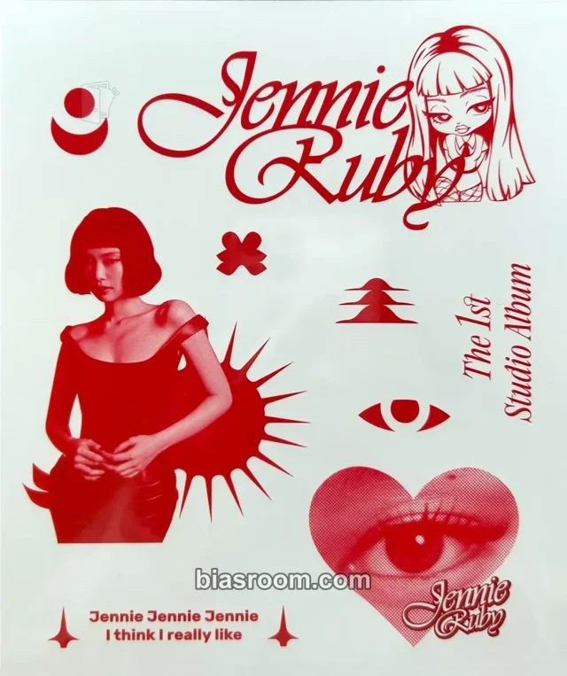 Jennie BLACKPINK Ruby (Jennie solo) K-pop photocard
