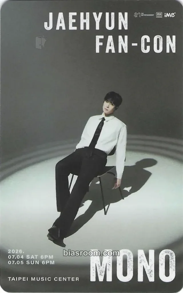 Jaehyun NCT MONO - JAEHYUN FAN-CON ASIA TOUR K-pop photocard