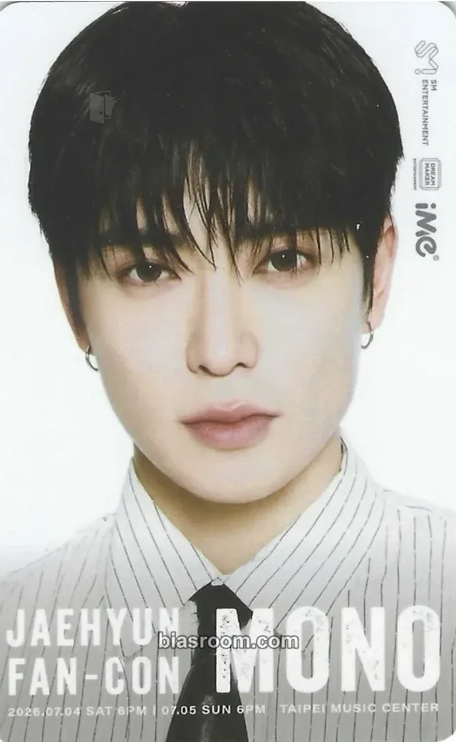 Jaehyun NCT MONO - JAEHYUN FAN-CON ASIA TOUR K-pop photocard