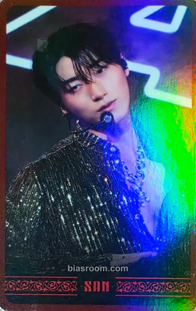 San ATEEZ Higher Timepiece × ATEEZ K-pop photocard