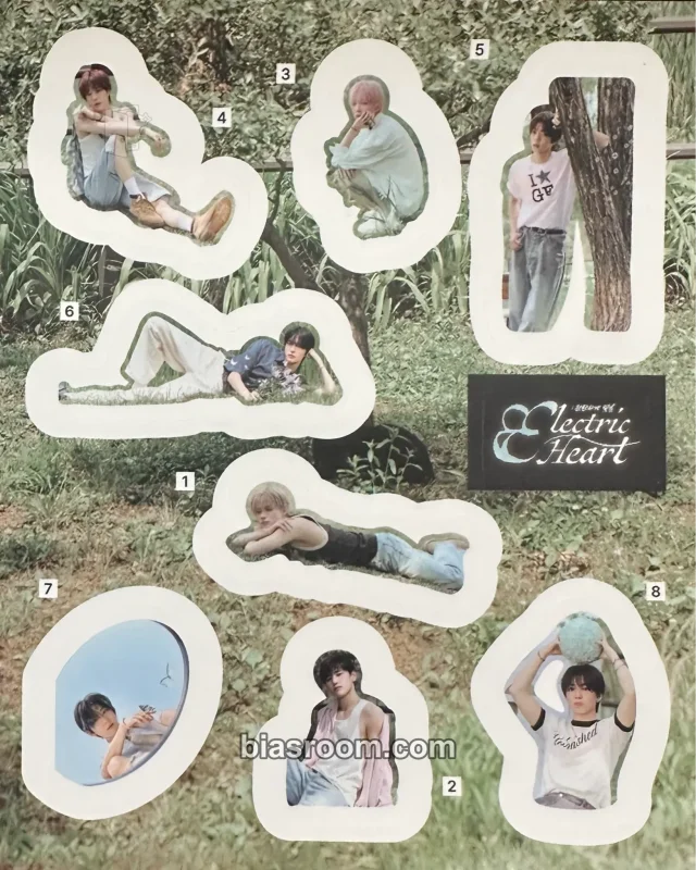 8TURN Electric Heart: 찬란하게 빛날 K-pop photocard