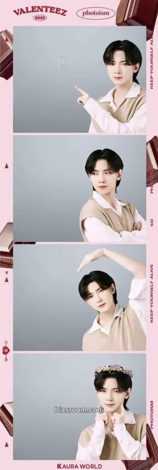 Photocard K-pop Yeosang ATEEZ KAURA × ATEEZ
