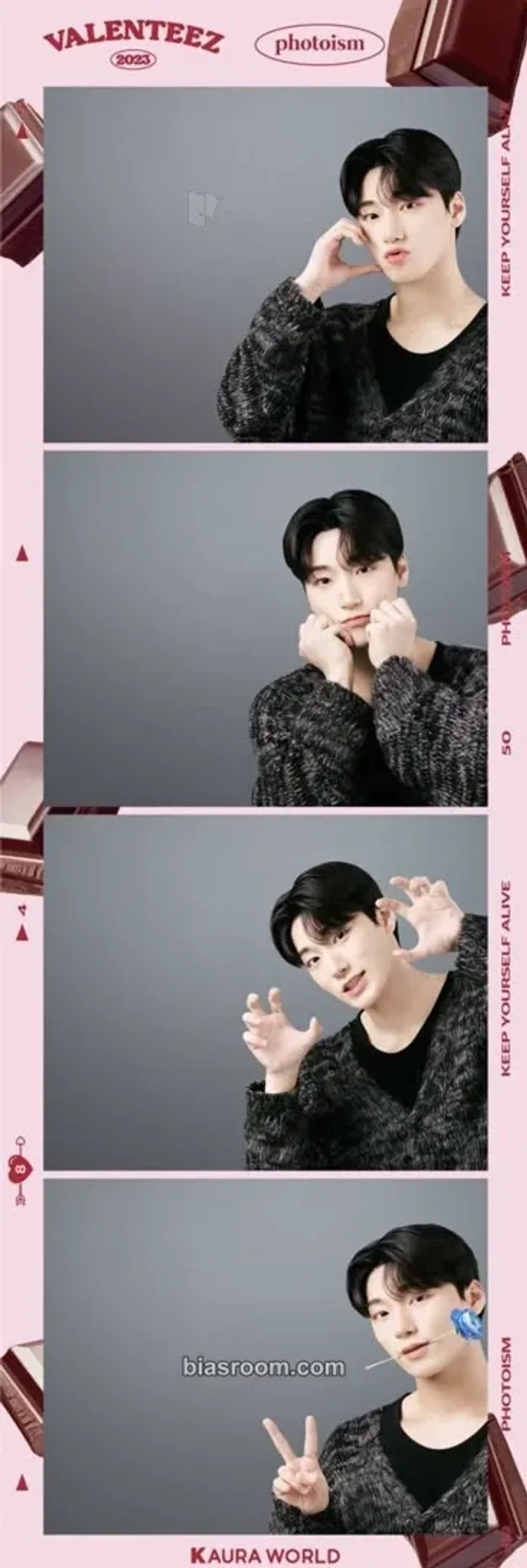 Photocard K-pop San ATEEZ KAURA × ATEEZ