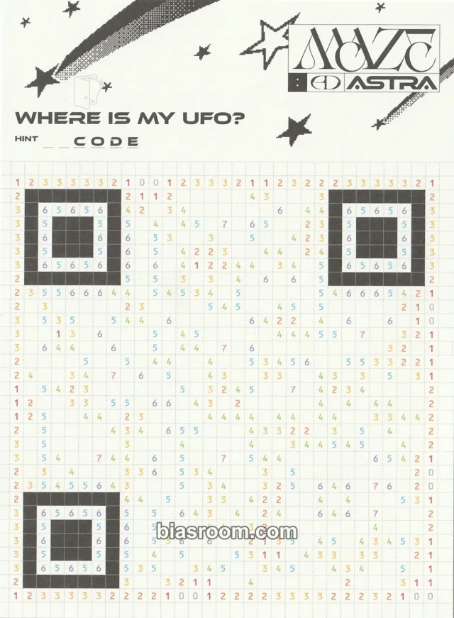 ONEWE Maze: Ad Astra K-pop photocard