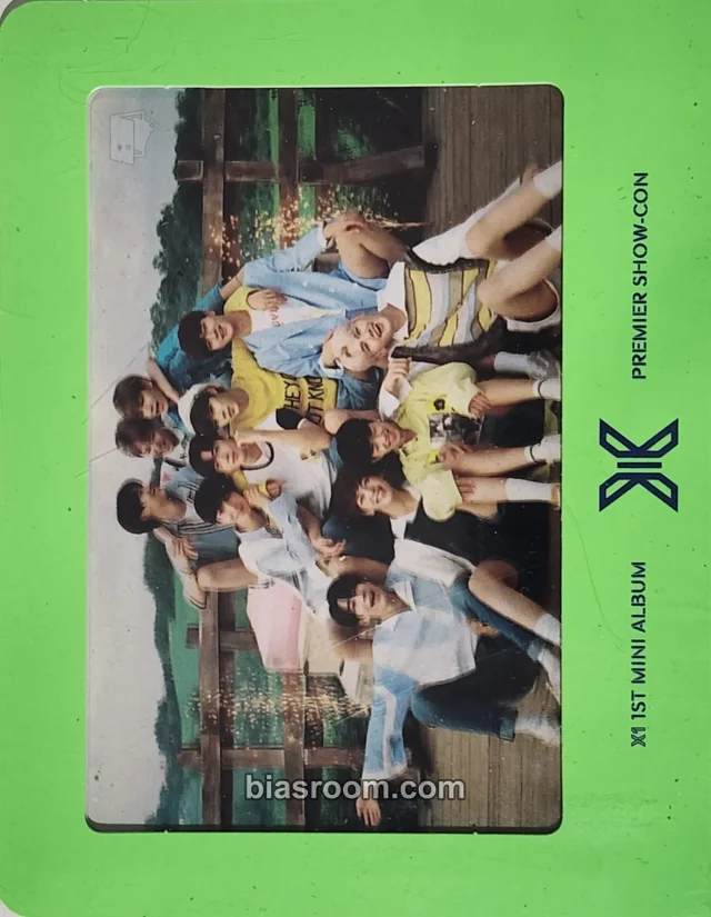 X1 X1 Premier Show-Con K-pop photocard