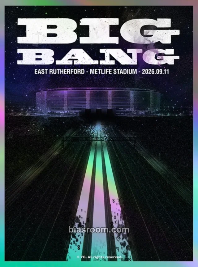 BIGBANG XX:COSMOS 2026-2027 World Tour K-pop photocard