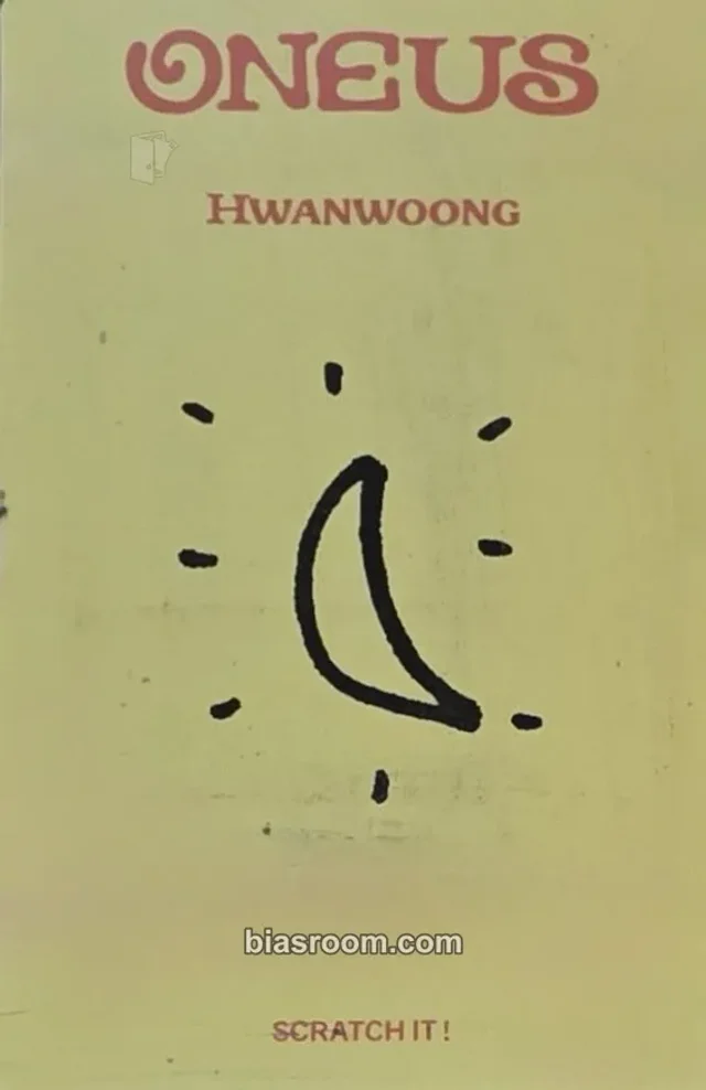 Hwanwoong ONEUS First Light : 井 K-pop photocard