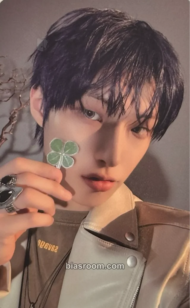 Photocard K-pop Mingi ATEEZ Blue Drift MD - 8th Anniversary