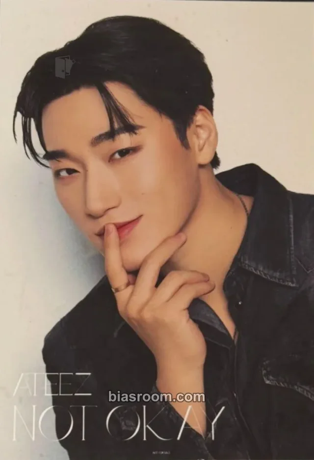 San ATEEZ NOT OKAY K-pop Photocard