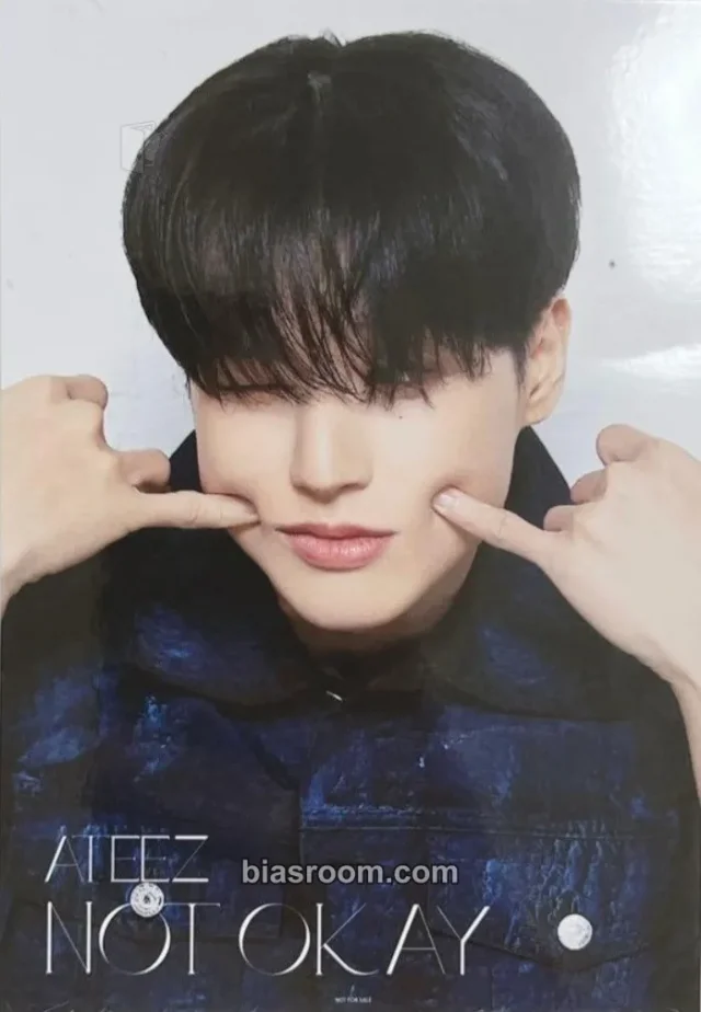 Wooyoung ATEEZ NOT OKAY K-pop Photocard