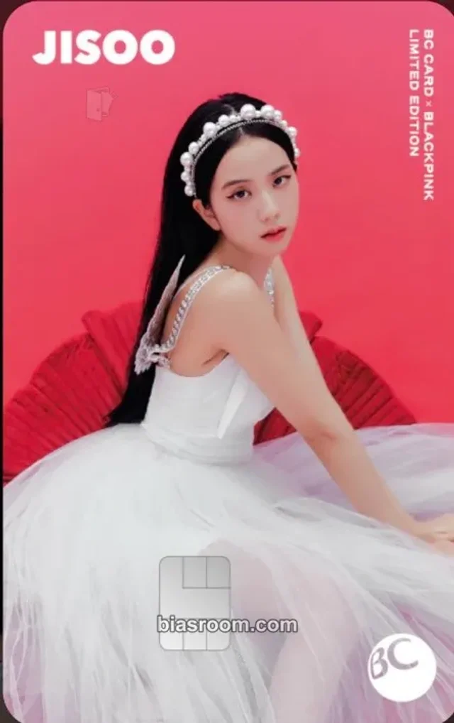 Jisoo BLACKPINK BLACKPINK x BC Card K-pop photocard