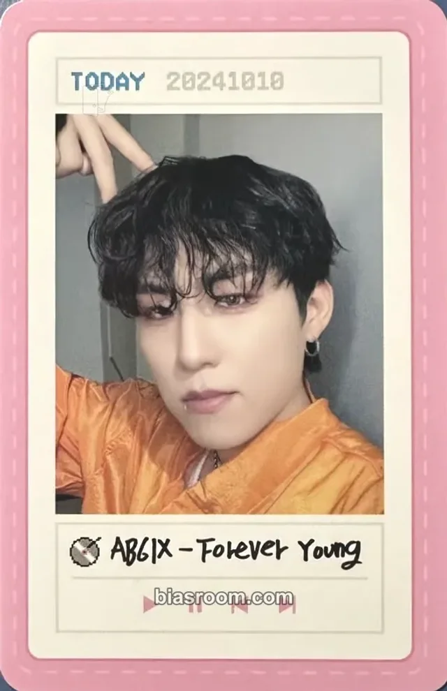 Woojin AB6IX BORN LIKE THIS K-pop photocard