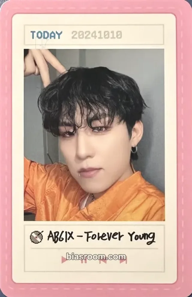 Woojin AB6IX BORN LIKE THIS K-pop photocard