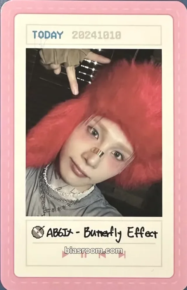 Woong AB6IX BORN LIKE THIS K-pop photocard