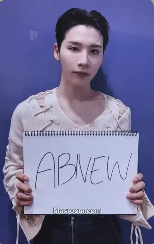 Woong AB6IX BORN LIKE THIS K-pop photocard