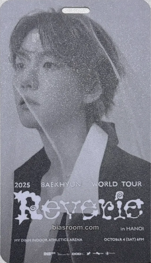 Baekhyun EXO 2025 BAEKHYUN World Tour <Reverie> +  2026 Reverie [dot] Encore  & LiveStream K-pop photocard