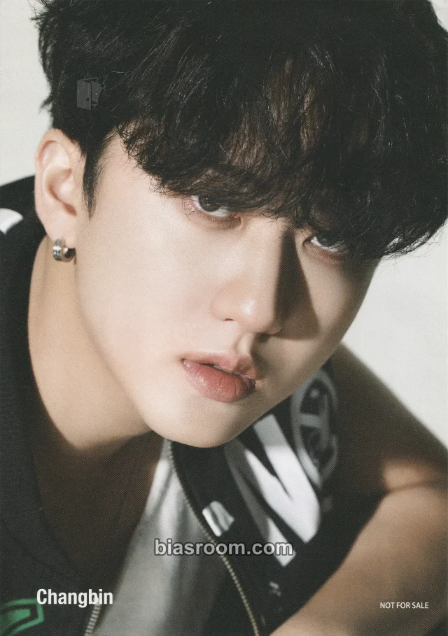 Photocard K-pop Changbin Stray Kids Social Path / Super Bowl -Japanese ver.-