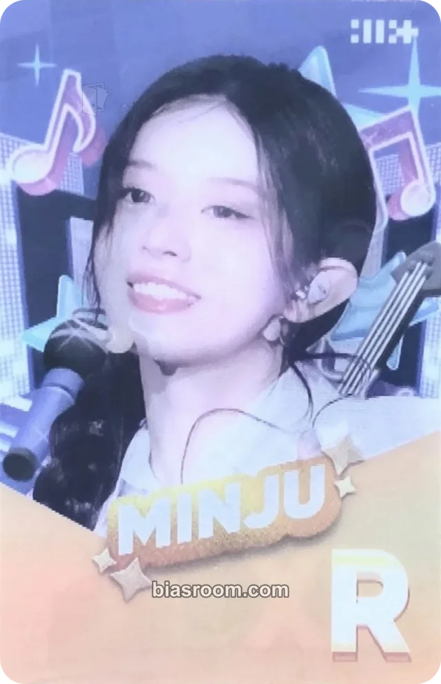 Photocard K-pop di Minju ILLIT ILLIT LIVE ‘PRESS START♥︎︎︎’