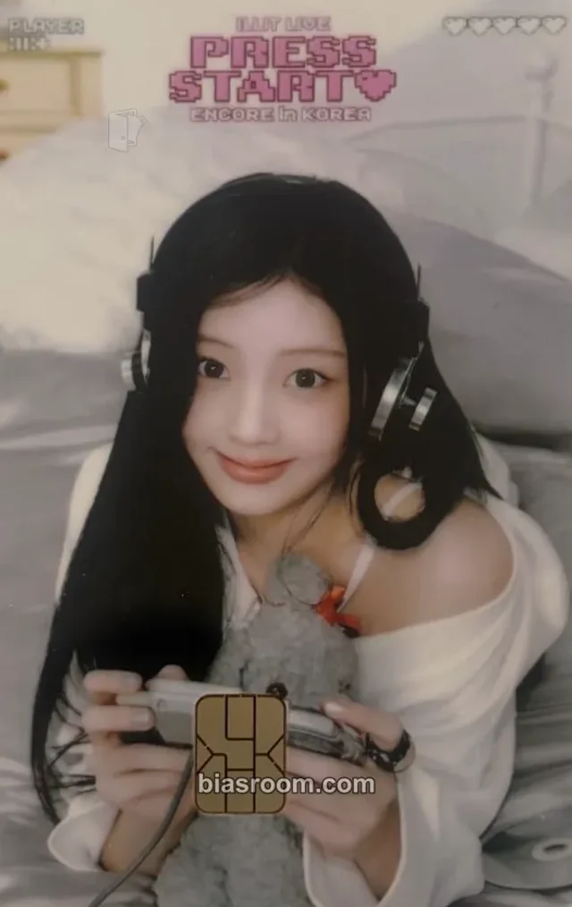 Photocard K-pop de Wonhee ILLIT ILLIT LIVE ‘PRESS START♥︎︎︎’