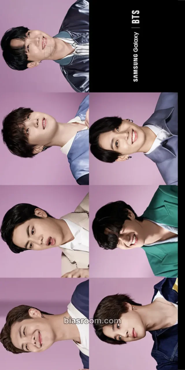 BTS Samsung x BTS K-pop photocard
