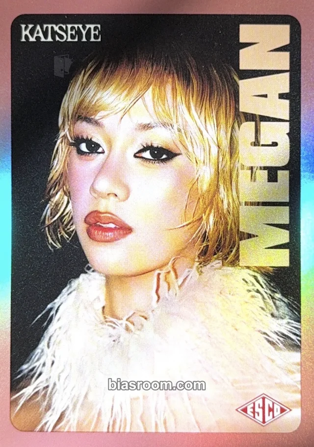 Megan KATSEYE ESCO “WILD” Trading Cards K-pop photocard