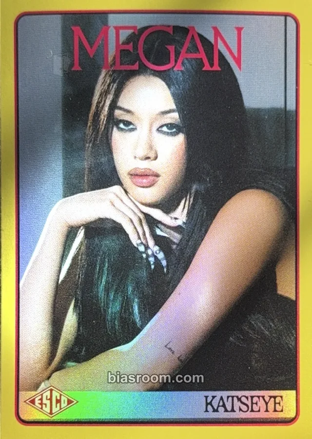Megan KATSEYE ESCO “WILD” Trading Cards K-pop photocard
