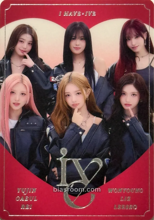 IVE IVE FROM STARSHIP ENTERTAINMENT WITH AMUSE WAFER 2 K-pop photocard