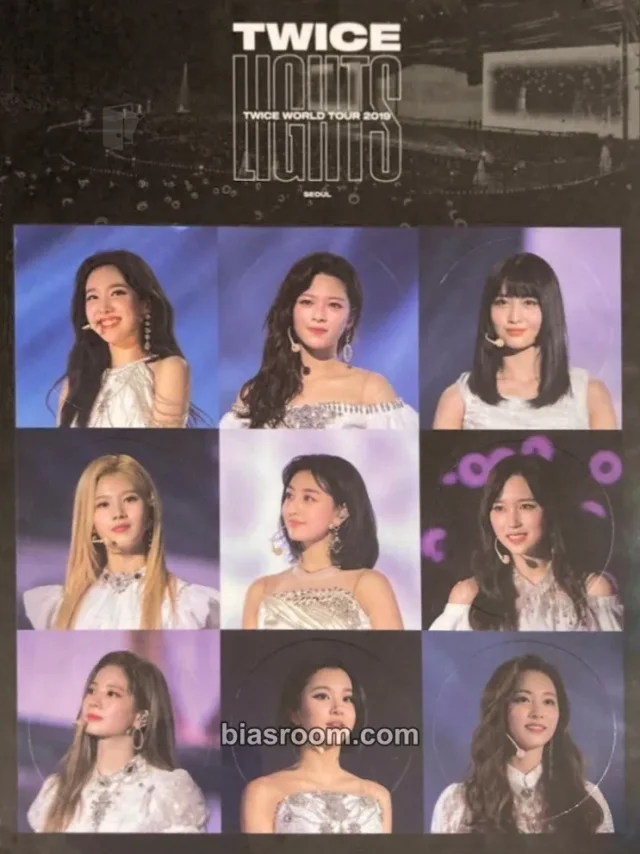 TWICE TWICE World Tour 2019 TWICELIGHTS in Seoul DVD & Blu-ray K-pop photocard