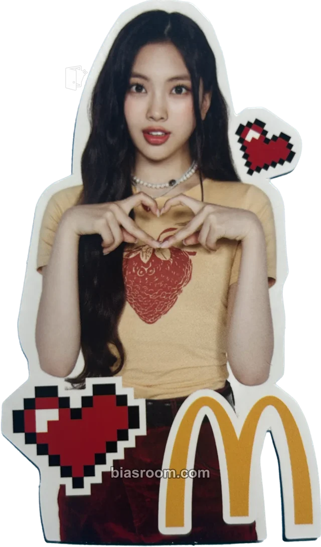 Hyein NewJeans McDonald’s K-pop Photocard