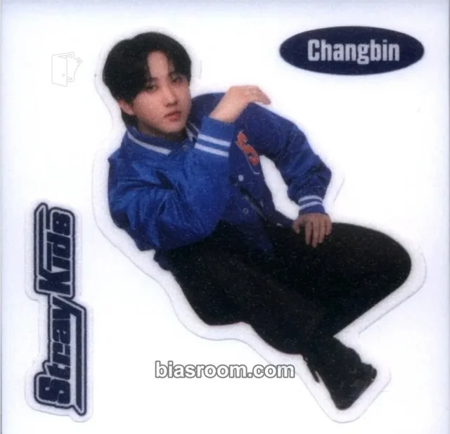 Photocard K-pop de Changbin Stray Kids 2024 JYP Japan Pop-Up Store