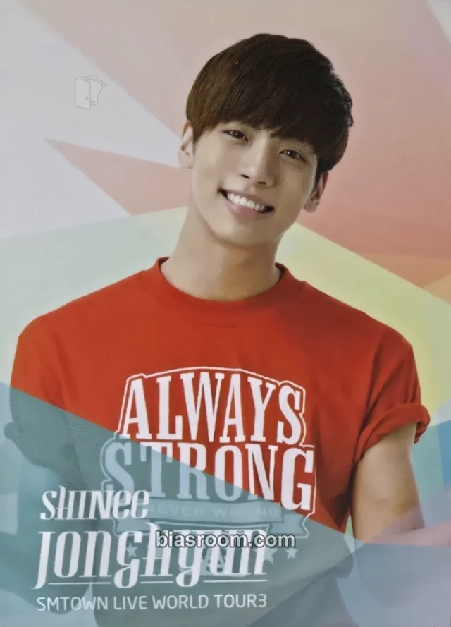 Jonghyun SHINee SMTOWN LIVE World Tour III K-pop photocard