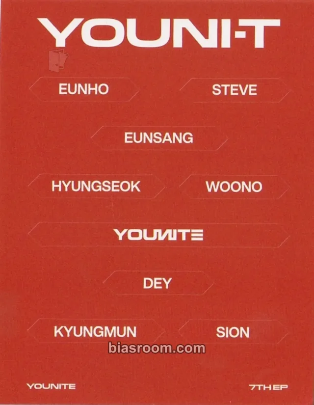 Younite Youni-T K-pop photocard