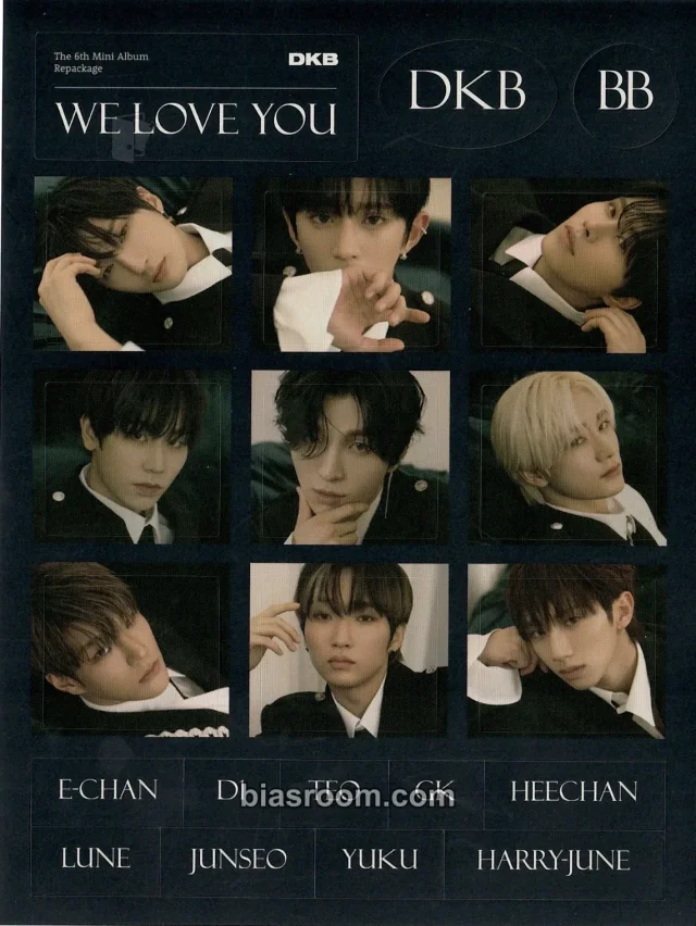 DKB WE LOVE YOU K-pop photocard