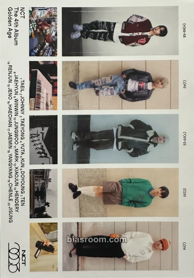 NCT Golden Age K-pop photocard
