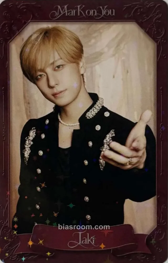 Taki &TEAM Mark on You Concert Tour K-pop photocard