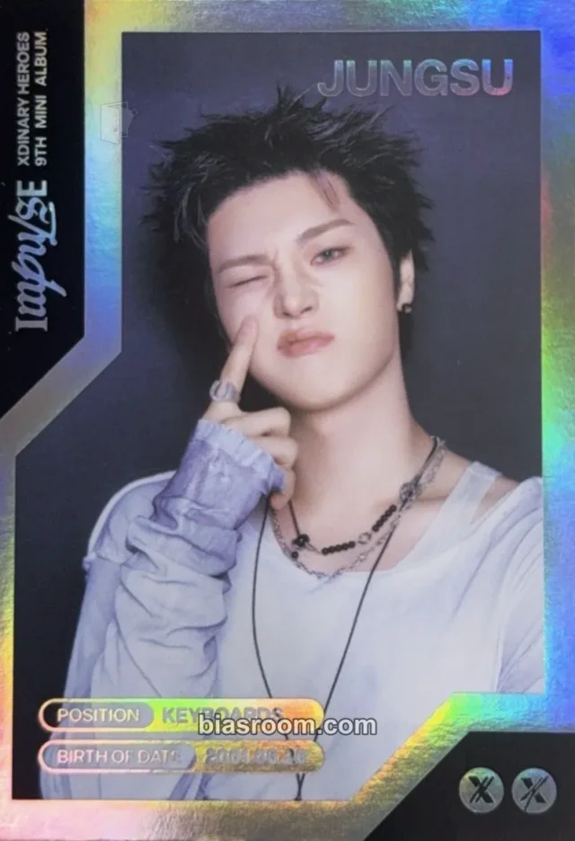 Jungsu Xdinary Heroes IMPULSE K-pop photocard