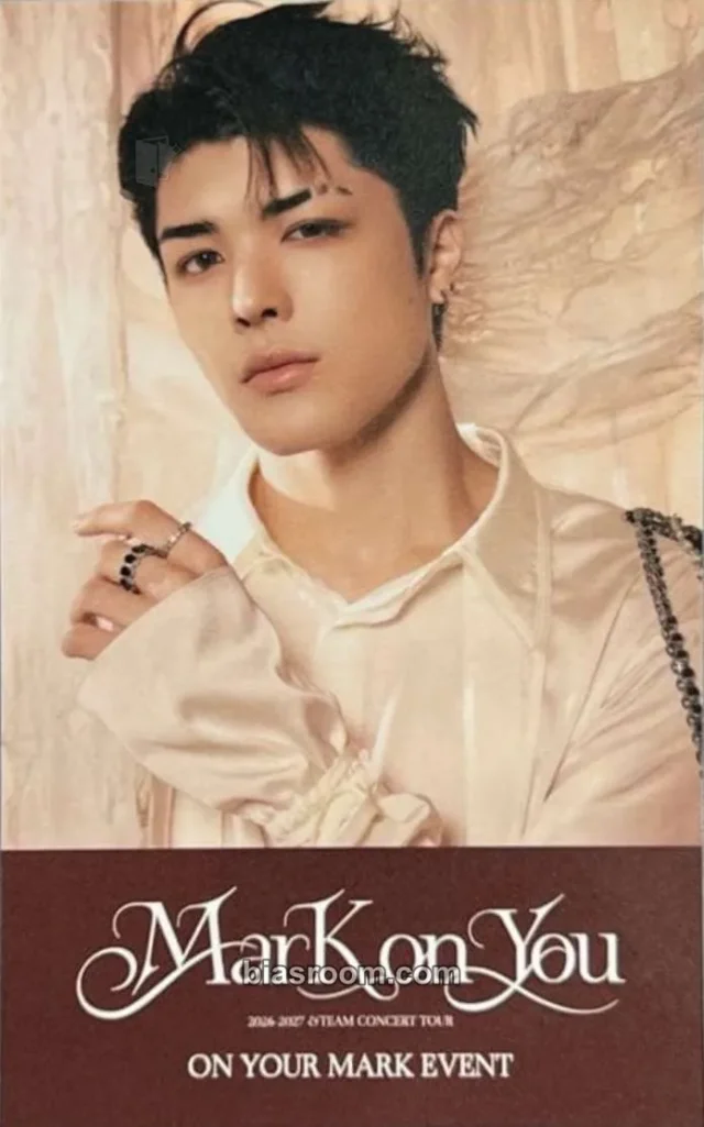 Maki &TEAM Mark on You Concert Tour K-pop Photocard