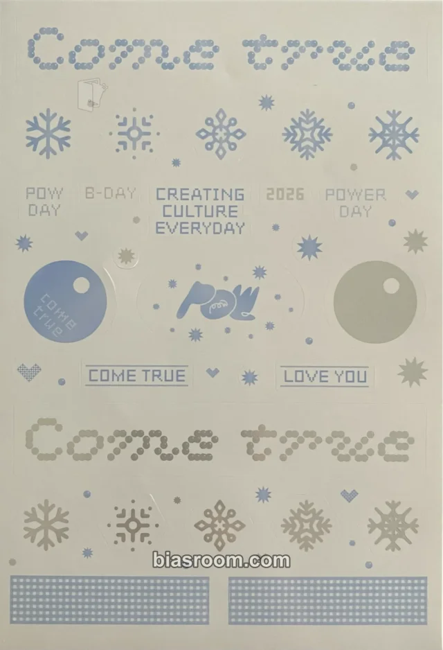 POW COME TRUE K-pop photocard