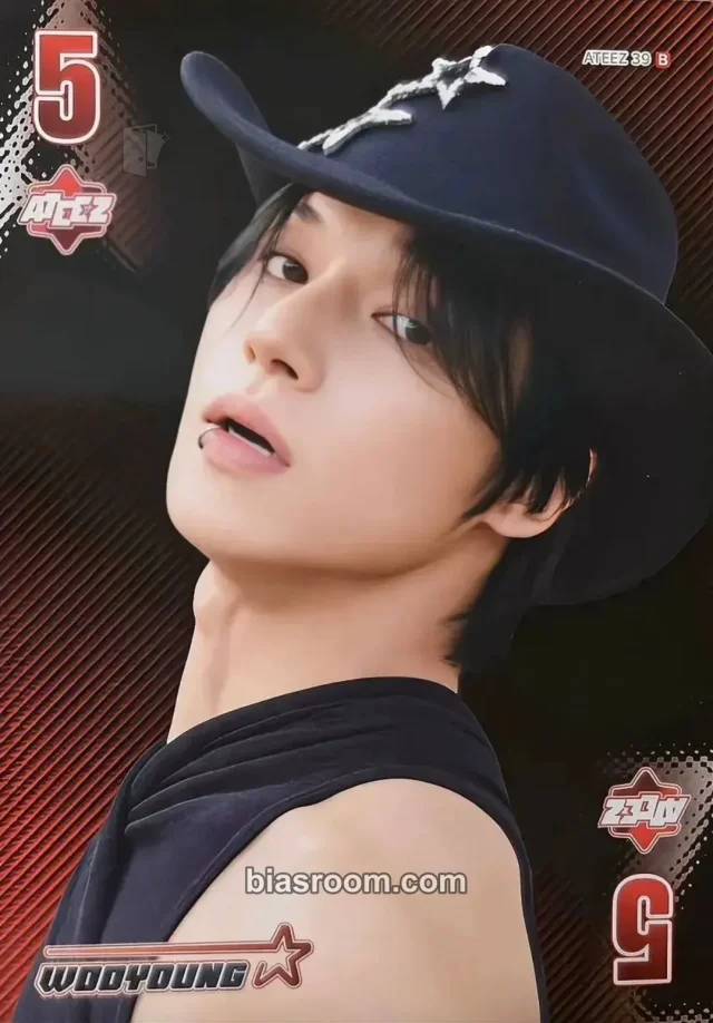 Wooyoung ATEEZ MIIMCA × ATEEZ K-pop Photocard